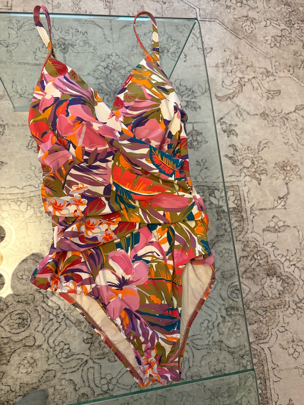 Gottex Profile Tropical Floral One-Piece Swimsuit NWT